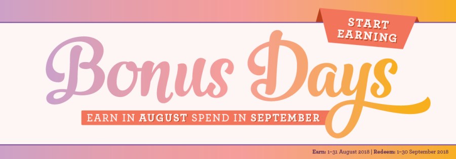 Earn More With Stampin’ Up!s Bonus&nbsp;Days