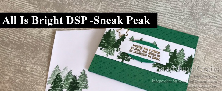 All Is Bright DSP Sneak Peek –  Stampin’ Up! 2018 Holiday&nbsp;Catalogue